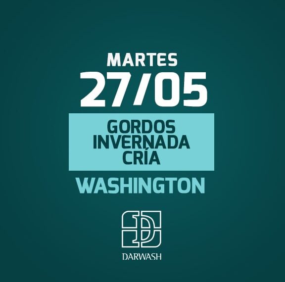 DarWash Consignataria de Hacienda | Washington, Córdoba | Próximo Remate Feria el martes 27 de mayo de 2025