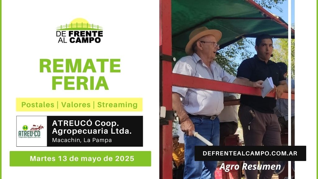Remate Feria de ATREU-CO | Macachín, La Pampa | Martes 13/05/2025