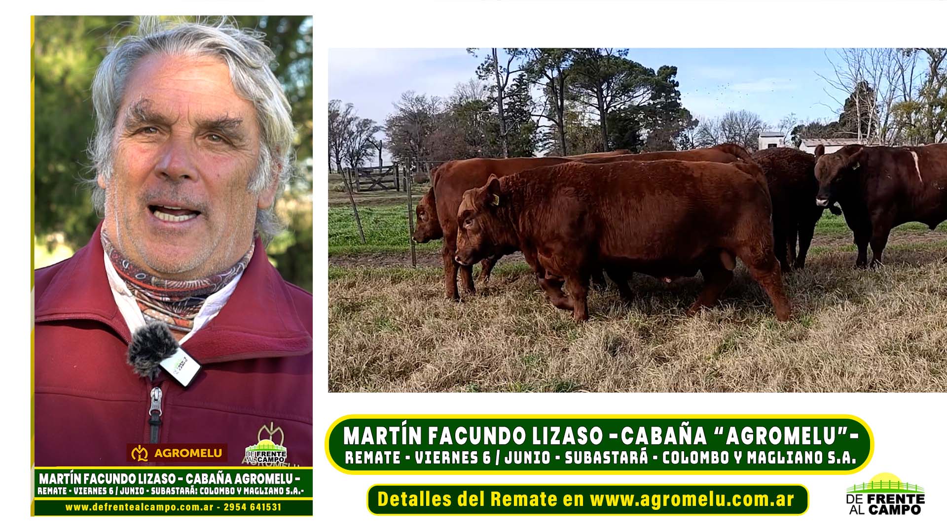Agromelú: Abrió su tranquera para DE FRENTE AL CAMPO