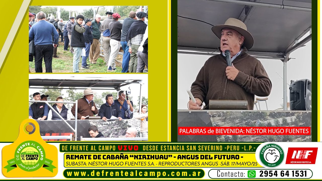 Entrevista: cabaña Nirihuau y Néstor Hugo Fuentes revitalizan la ganadería en La Pampa