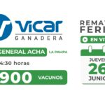 Vicar Ganadera S.A. | General Acha | Próximo Remate Feria el jueves 26 de junio de 2025