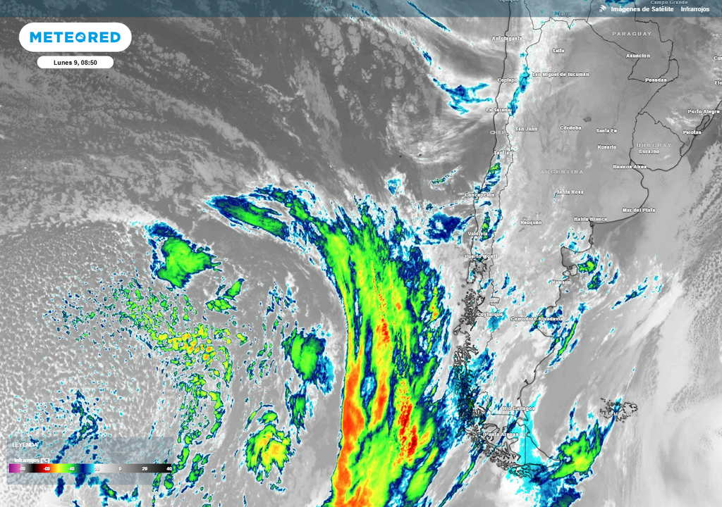 Ciclogénesis: Se esperan importantes cambios meteorológicos en Argentina a partir del jueves, con nevadas, Zonda y posibles tormentas