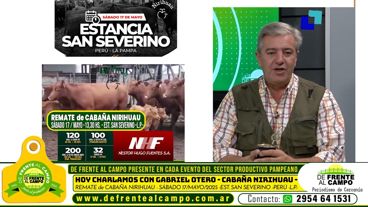 Entrevista: Gabriel Otero y el esperado remate de otoño de Cabaña Nirihuau en Estancia San Severino