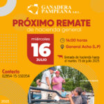 Ganadera Pampeana SRL | General Acha | Próximo Remate Feria el miércoles 16 de julio de 2025