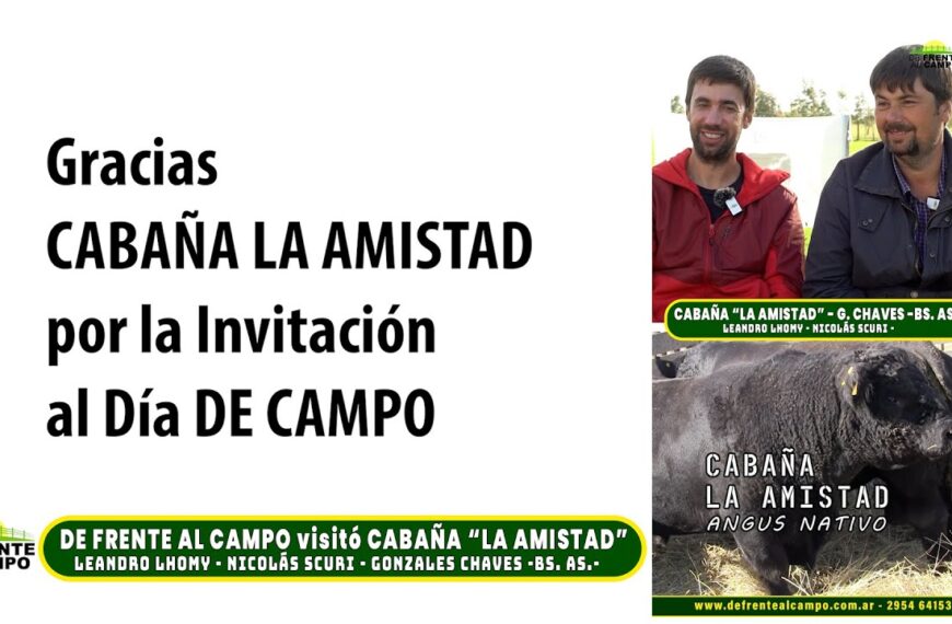 Angus nativo: Cabaña «La Amistad» de Leandro Lhomy y Nicolás Scuri