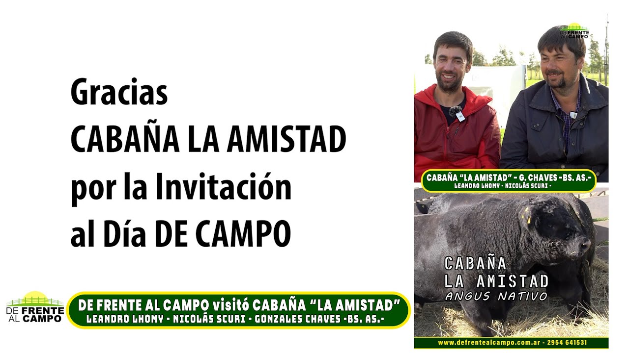 Angus nativo: Cabaña «La Amistad» de Leandro Lhomy y Nicolás Scuri