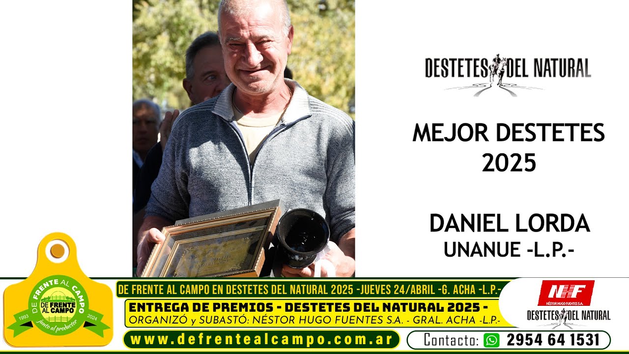 Destetes del Natural: Néstor Hugo Fuentes S.A. concretó un nuevo exitoso remate