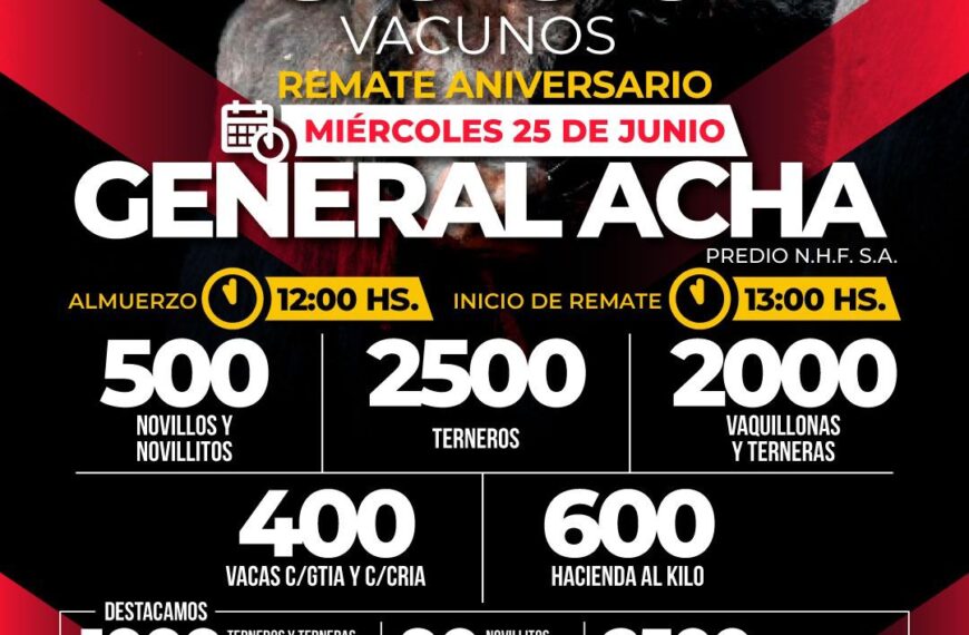Néstor Hugo Fuentes S.A. | General Acha | Próximo Remate Feria el miércoles 25 de junio de 2025