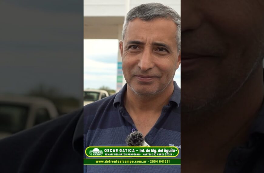 Entrevista: intendente Oscar Gatica y el impacto del remate del Árido Pampeano en Algarrobo del Águila