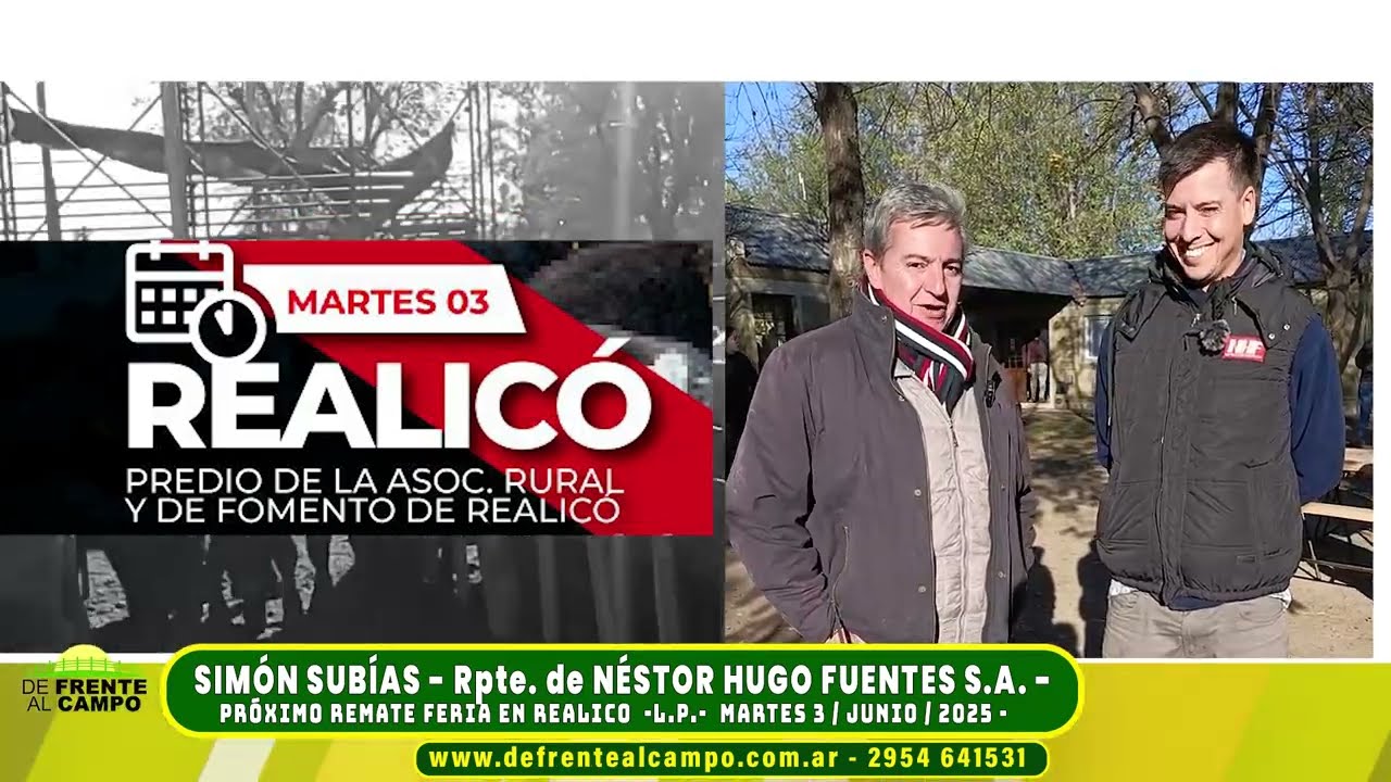 Entrevista: Simón Subías sobre el remate de Néstor Hugo Fuentes S.A. en Realicó