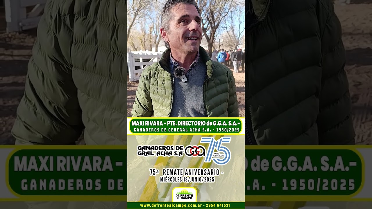 Entrevista: Maxi Rivara y el legado de Ganaderos de General Acha S.A.
