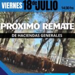 Ganaderos de Gral. Acha S.A. | General Acha | Próximo Remate Feria el viernes 18 de julio de 2025