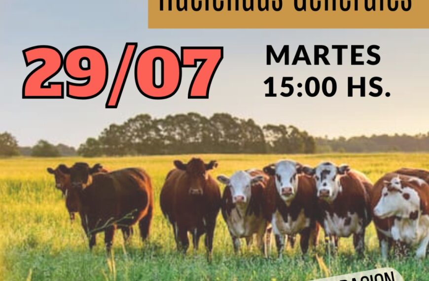 Sociedad Cooperativa Agrícola Ganadera Ltda. | General San Martín | Próximo Remate Feria el martes 29 de julio de 2025