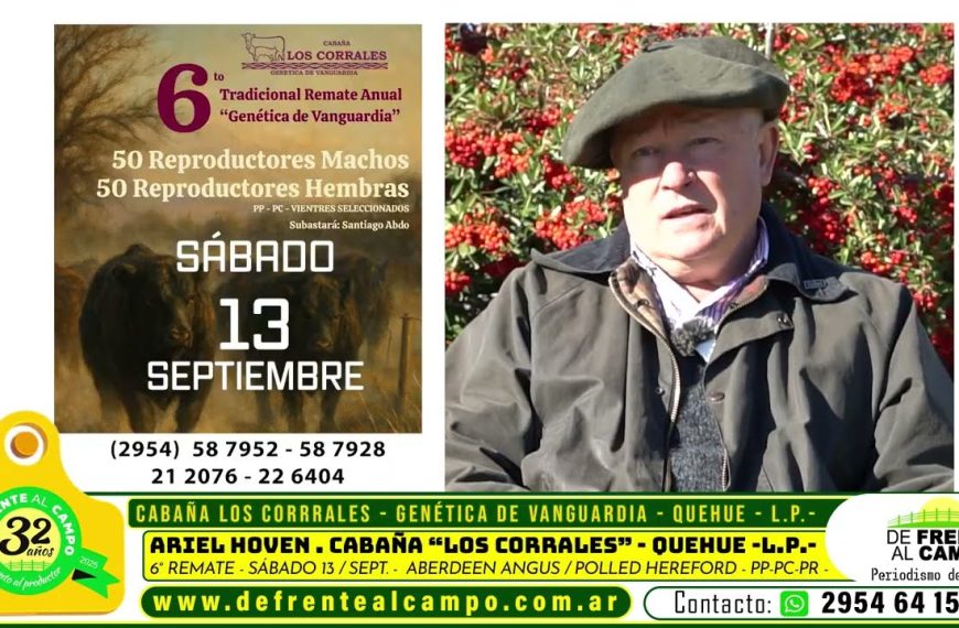 Entrevista: Ariel Hoven anticipó el 6° remate de reproductores Angus y Hereford en Cabaña Los Corrales