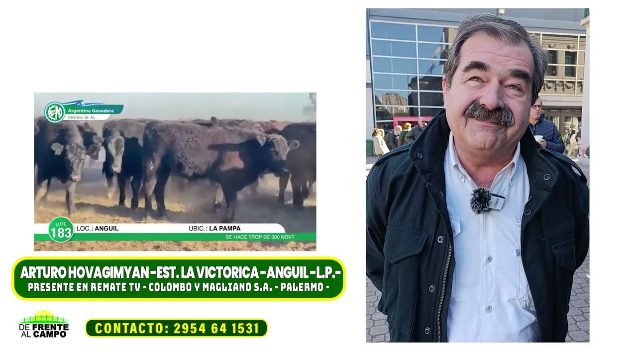 Entrevista: Arturo Hovagimyan y la genética Angus en el remate Argentina Ganadera