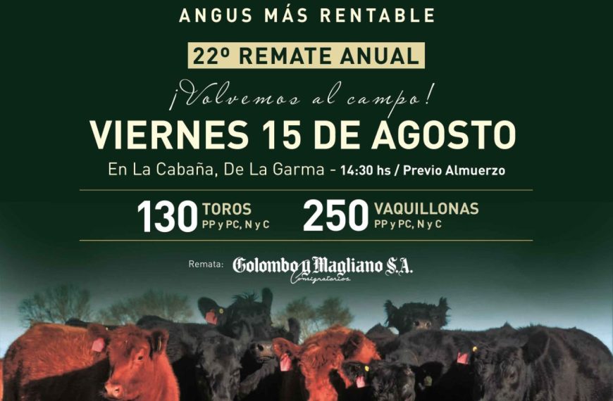 Colombo y Magliano S.A. | De La Garma | Próximo Remate Feria el viernes 15 de agosto de 2025