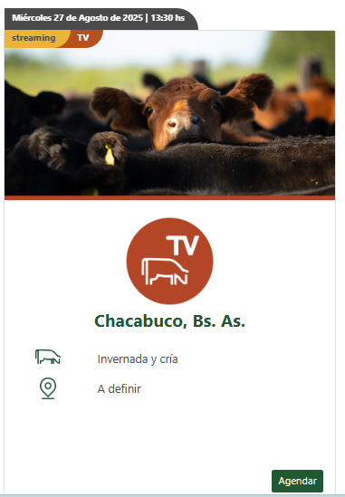 Colombo y Magliano S.A. | Chacabuco, Bs. As. | Próximo Remate Feria el miércoles 27 de agosto de 2025