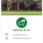 Colombo y Magliano S.A. | Ayacucho | Próximo Remate Feria el jueves 14 de agosto de 2025