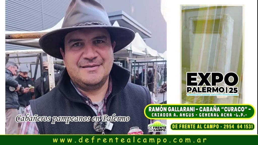 Ramón Gallarani de Cabaña Curacó en Palermo 2025 entrevistado por De Frente al Campo