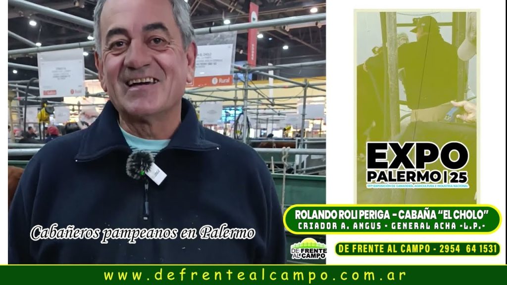Rolando Roli Periga de Cabaña El Cholo en la Exposición Rural Palermo 2025