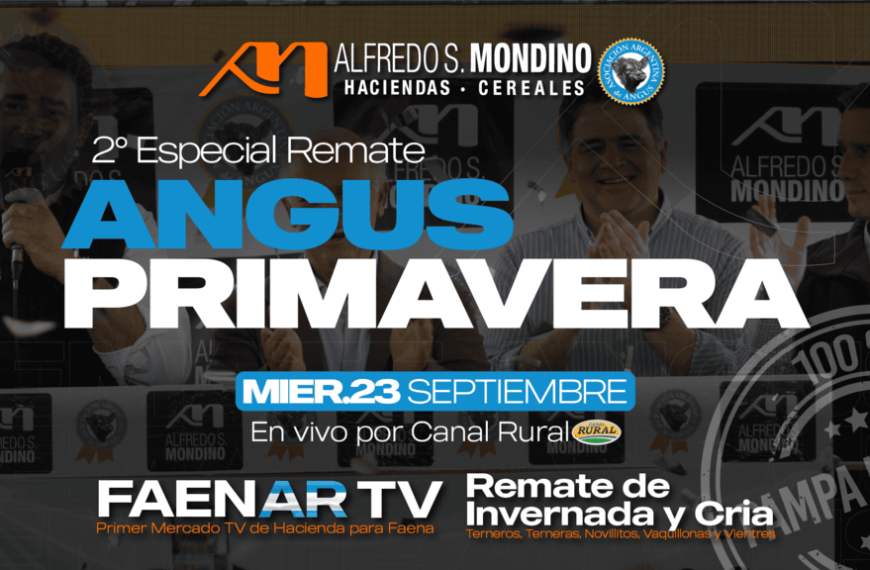 Alfredo S. Mondino | Del Campillo | Próximo Remate Feria el martes 23 de septiembre de 2025