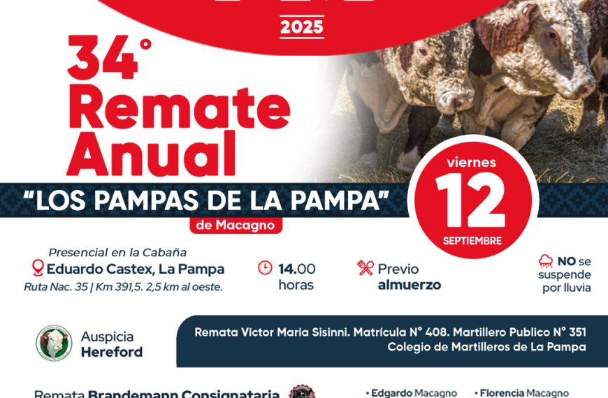 Brandemann Consignataria | Eduardo Castex, La Pampa | Próximo Remate Feria el viernes 12 de septiembre de 2025