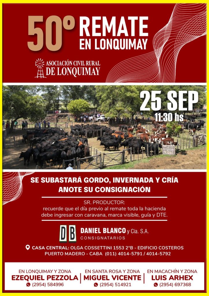 Remate feria Daniel Blanco en Lonquimay 25 septiembre 2025 con gordo, invernada y cría