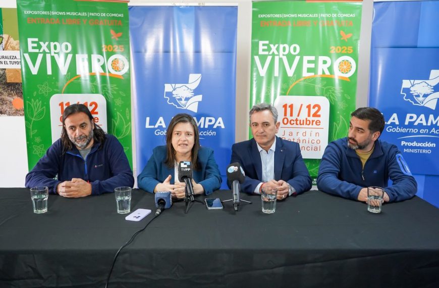 Toay se prepara para la 13° Expo Vivero 2025 en el Jardín Botánico Provincial