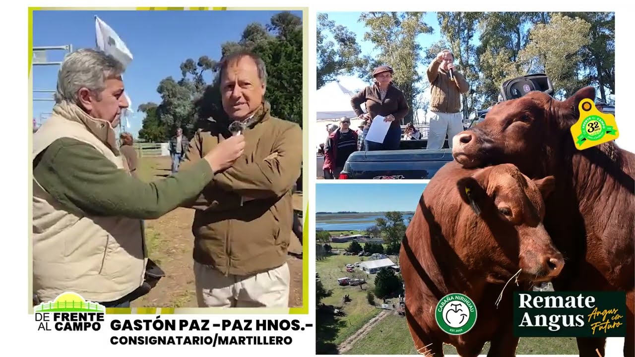Entrevista a Gastón Paz de Paz Hnos. en la previa al 12° remate de cabaña Nirihuau con Gastón Paz