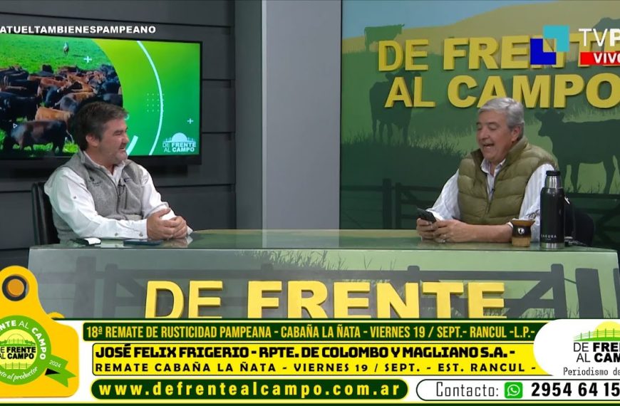 Entrevista: José Félix Frigerio anticipó el remate de Cabaña La Ñata en Rancul