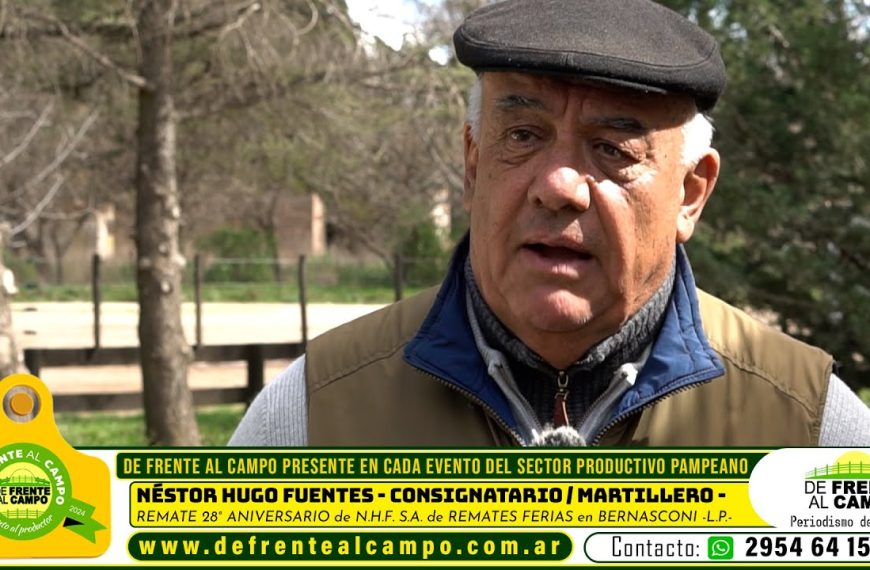 Entrevista: Néstor Hugo Fuentes y el 28° remate aniversario en Bernasconi