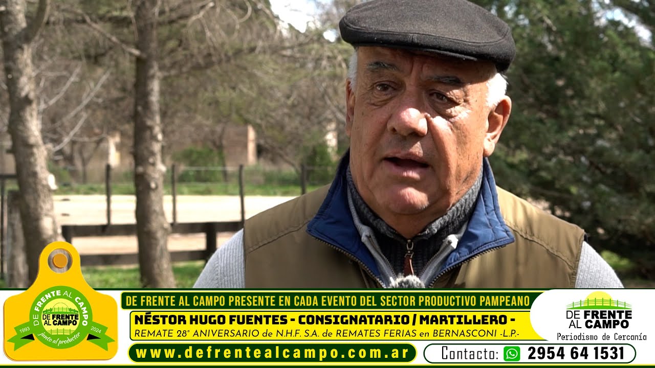 Entrevista: Néstor Hugo Fuentes y el 28° remate aniversario en Bernasconi