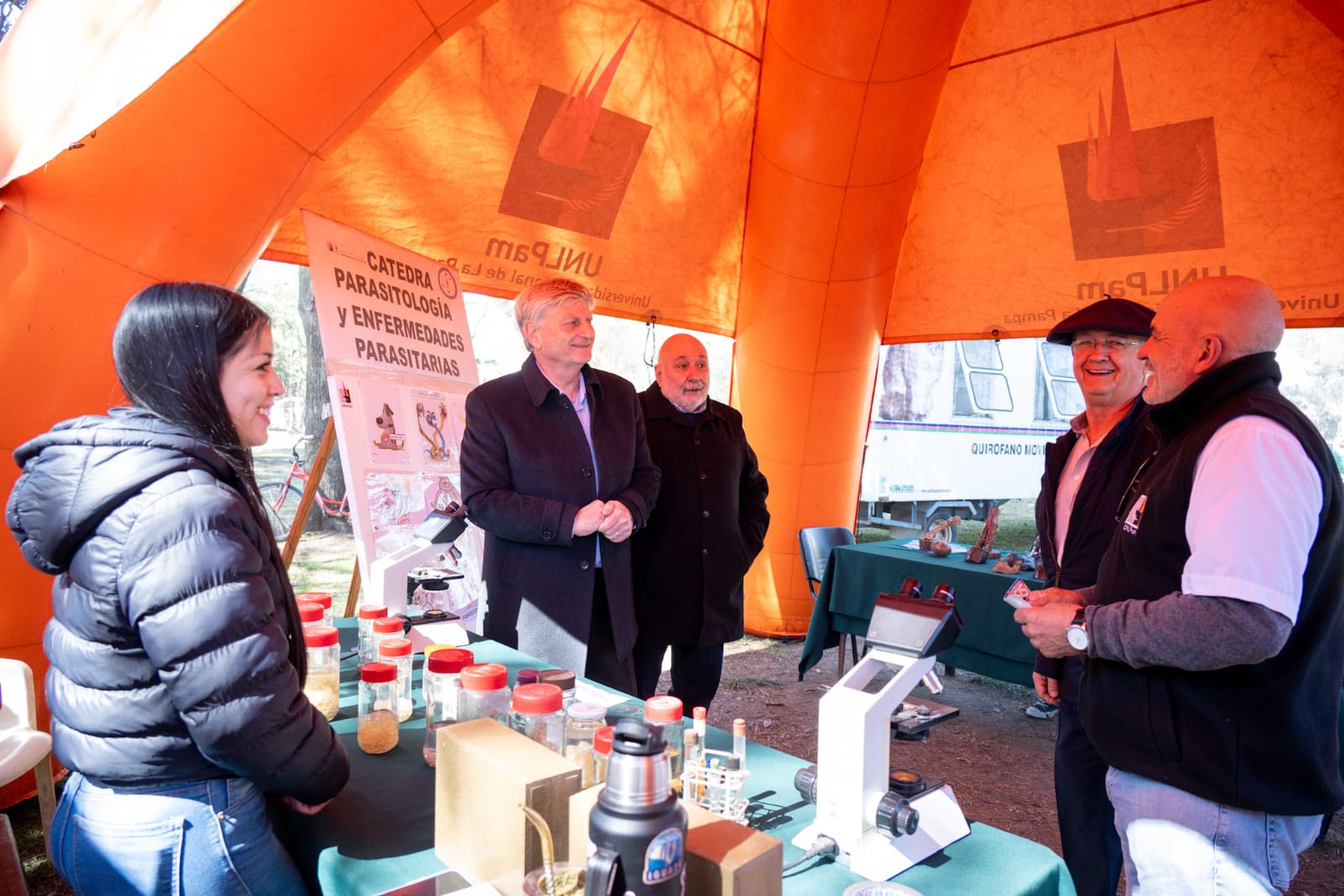 Ziliotto recorrió la Rural de General Pico y pidió “defender los intereses de La Pampa”