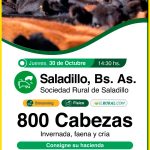 Colombo y Magliano S.A. | Saladillo | Próximo Remate Feria el jueves 30 de octubre de 2025