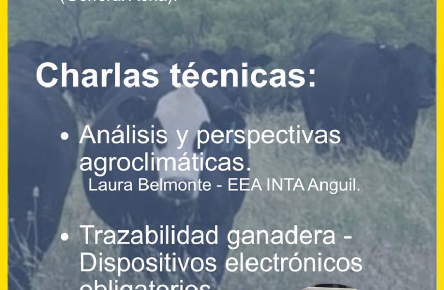 Jornada ganadera en General Acha organizada por INTA y SENASA, 20 de octubre de 2025