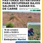 Evento: Pasturas y estrategias para recuperar bajos salinos en La Pampa