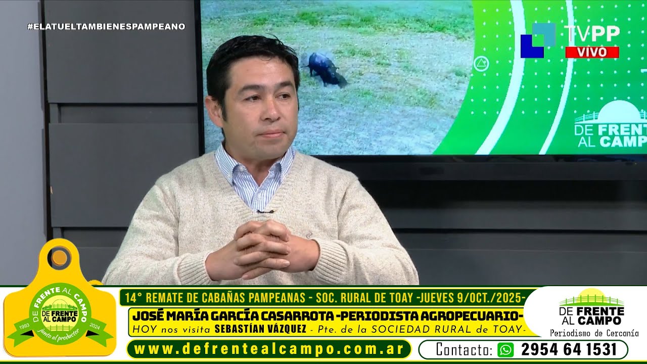 Entrevista: Sebastián Vázquez detalla la organización del 14° Remate de Cabañas Pampeanas en Toay