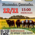 Sociedad Cooperativa Agrícola Ganadera Ltda. | General San Martín | Próximo Remate Feria el miércoles 12 de noviembre de 2025