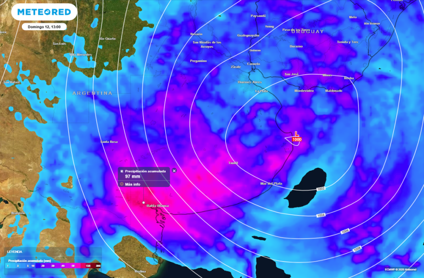 Fuertes tormentas y calor extremo este sábado en Argentina: el pronóstico detallado de C. Garavaglia