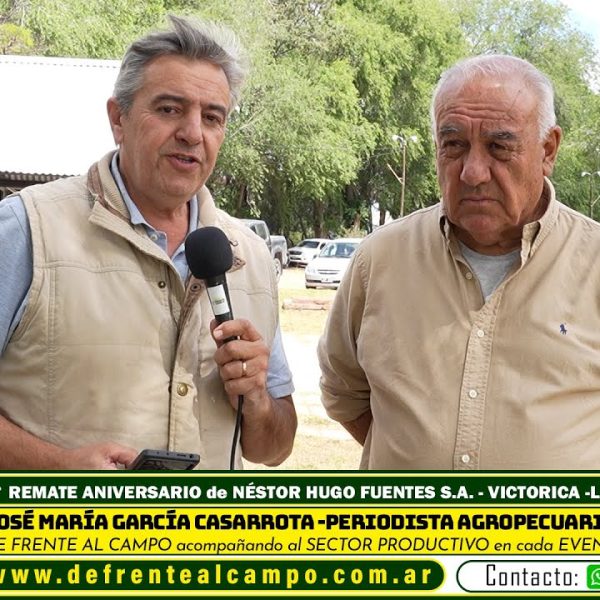 Néstor Fuentes 13 años de martillo en Victorica