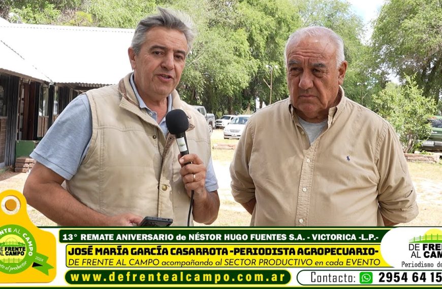 Néstor Fuentes 13 años de martillo en Victorica