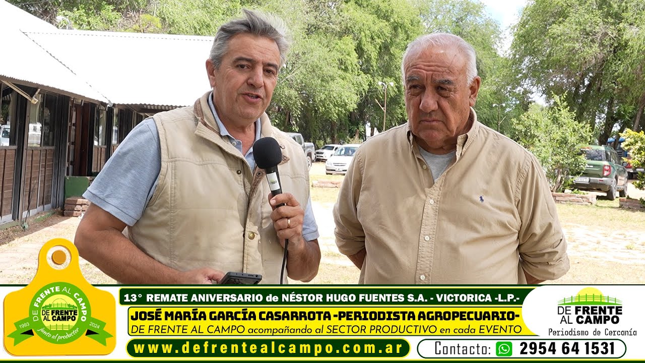 Néstor Fuentes 13 años de martillo en Victorica