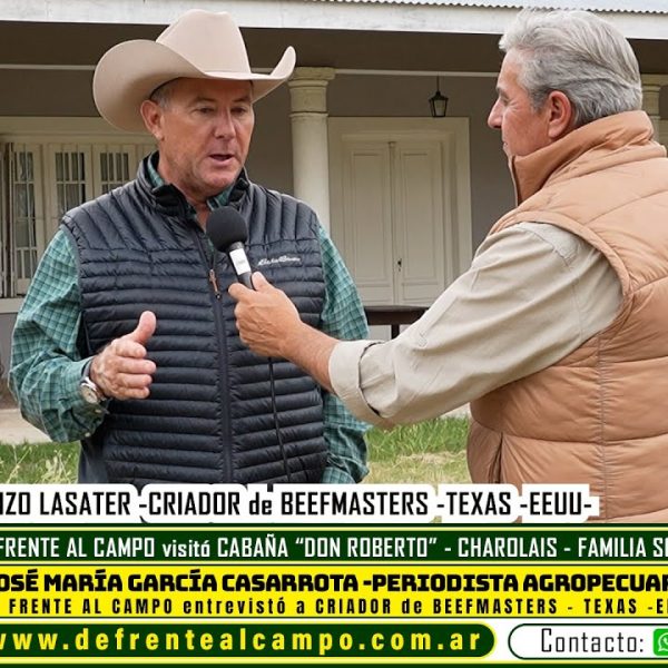 Criador de Beefmasters visitó campos en La Pampa