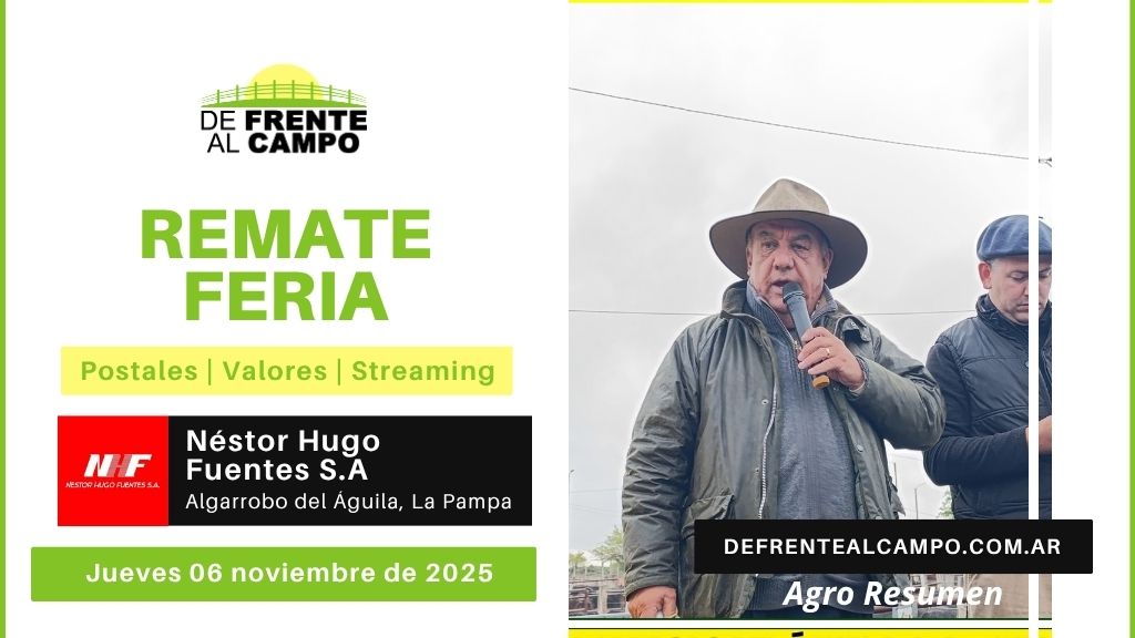 Remate Feria de Néstor Hugo Fuentes S.A. | Algarrobo del Águila | Jueves 06/11/2025