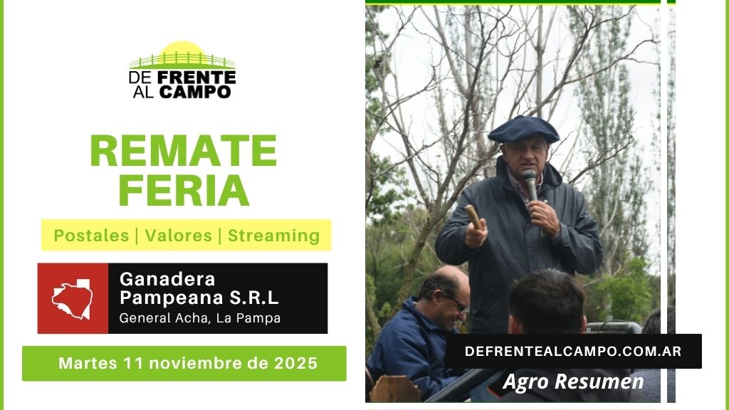 Remate Feria de Ganadera Pampeana S.R.L. | General Acha | Martes 11/11/2025