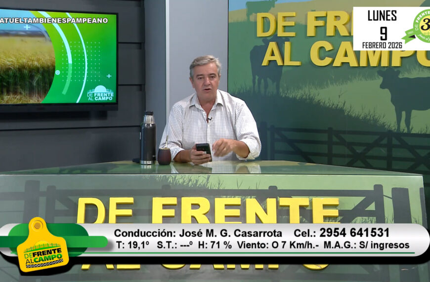 DFC – Canal 3 / Directv (Canal 139 L.P.) – Lunes 9 / Febrero / 2026
