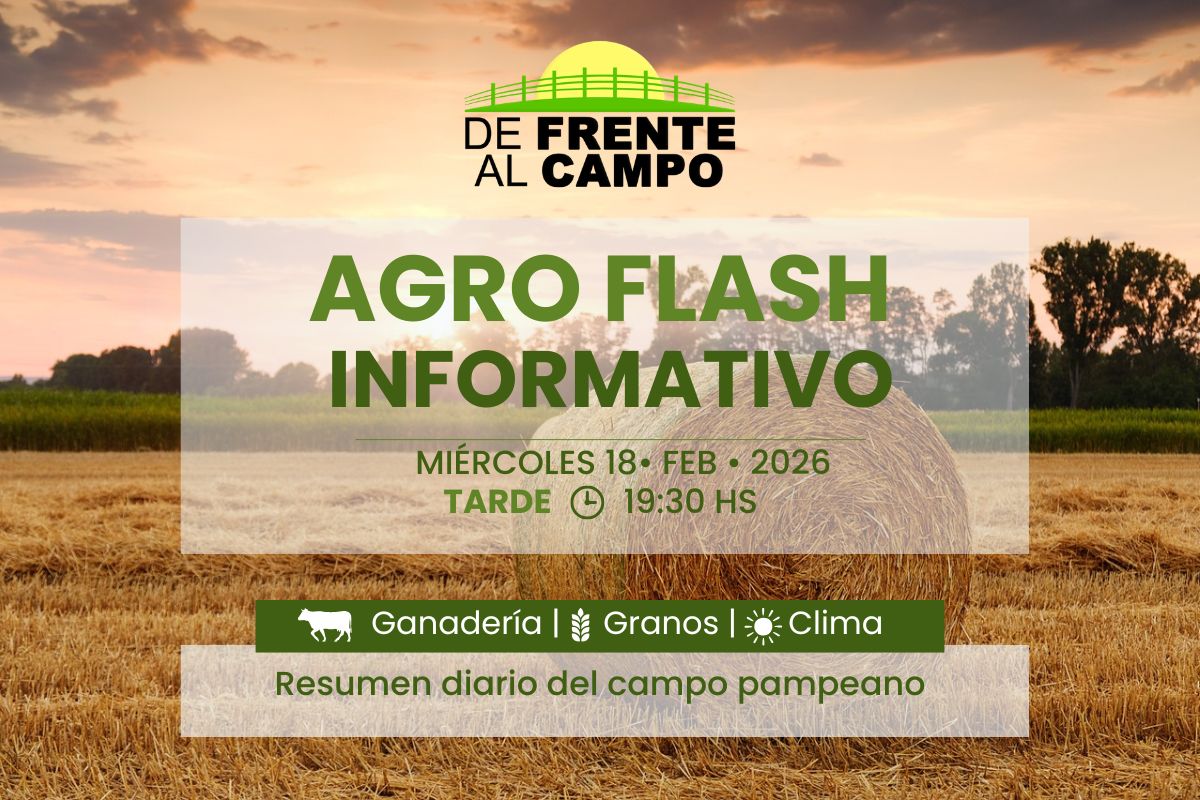 Agro Flash Tarde| Edición del miércoles 18/02/2026