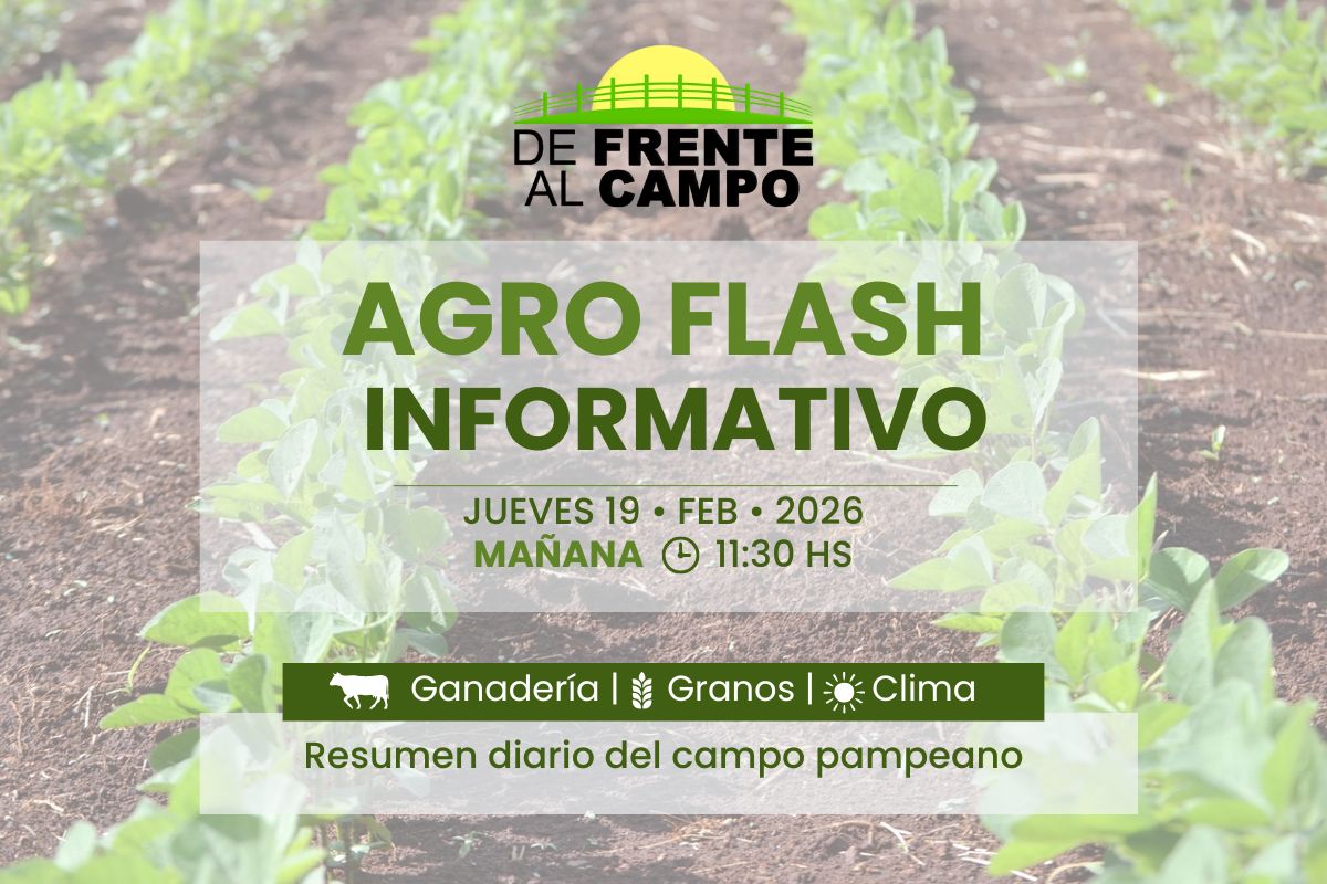 Agro Flash Mañana | Edición del jueves 19/02/2026