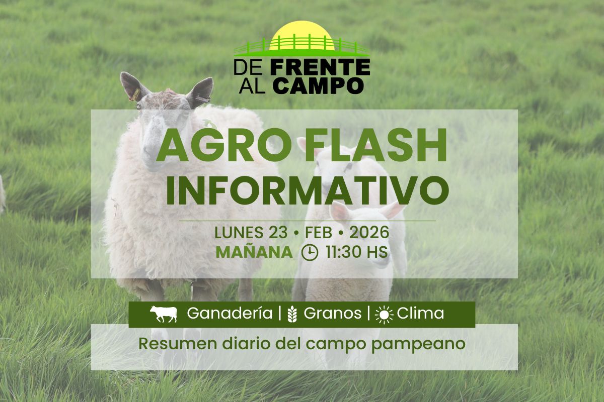 Agro Flash Mañana | Edición del lunes 23/02/2026