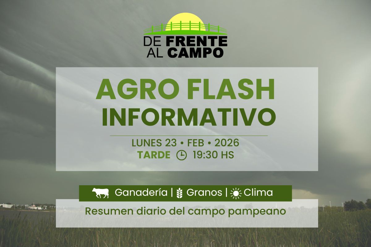 Agro Flash Tarde | Edición del lunes 23/02/2026